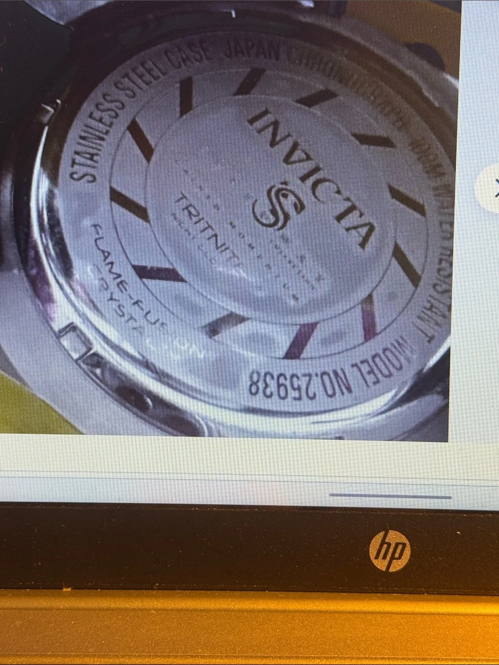Invicta Speedway Black and Silver Chronograph Watch with Black Strap